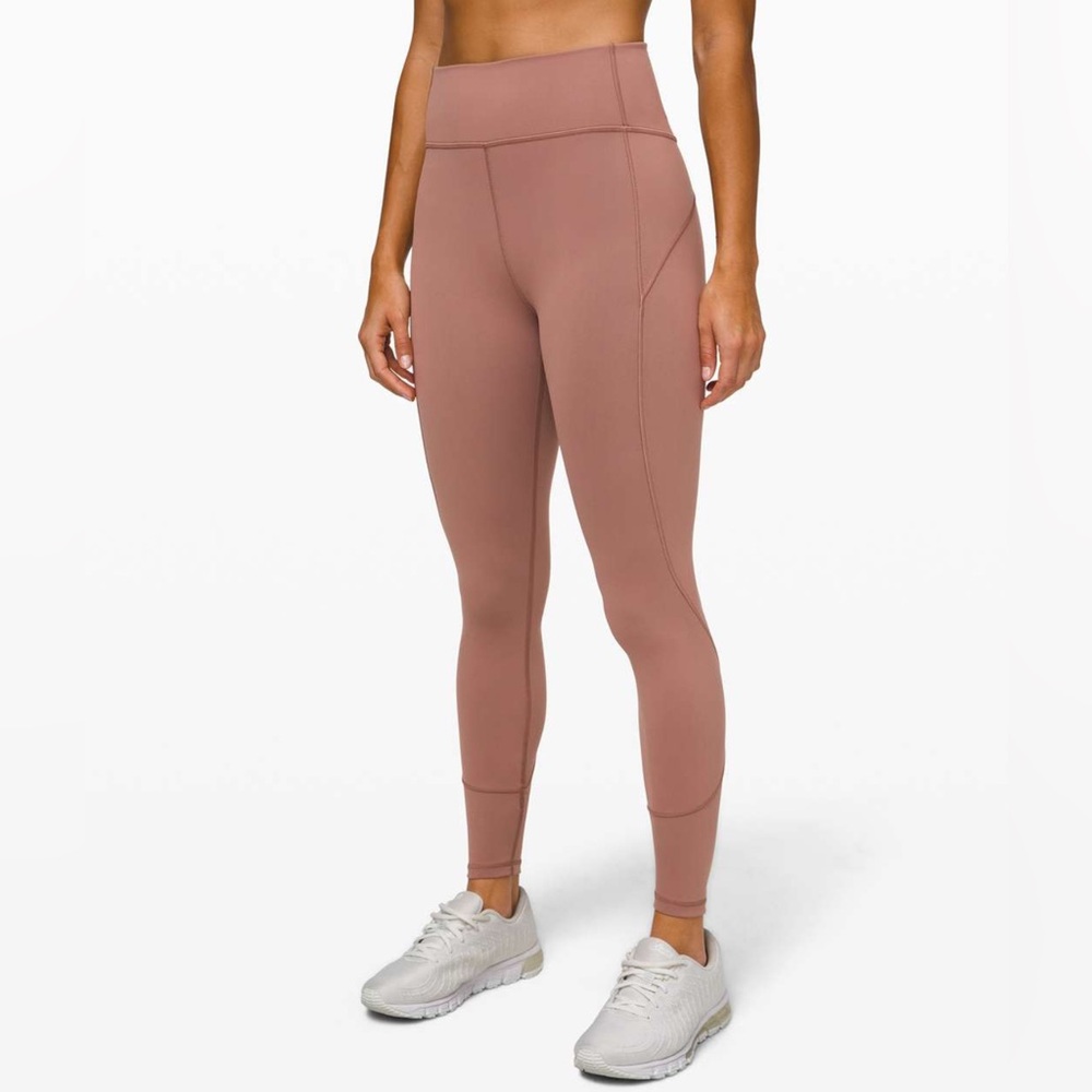 Lululemon In Movement Tight 25″ – Spanish Oak – Size 2– Everlux – Discontinued